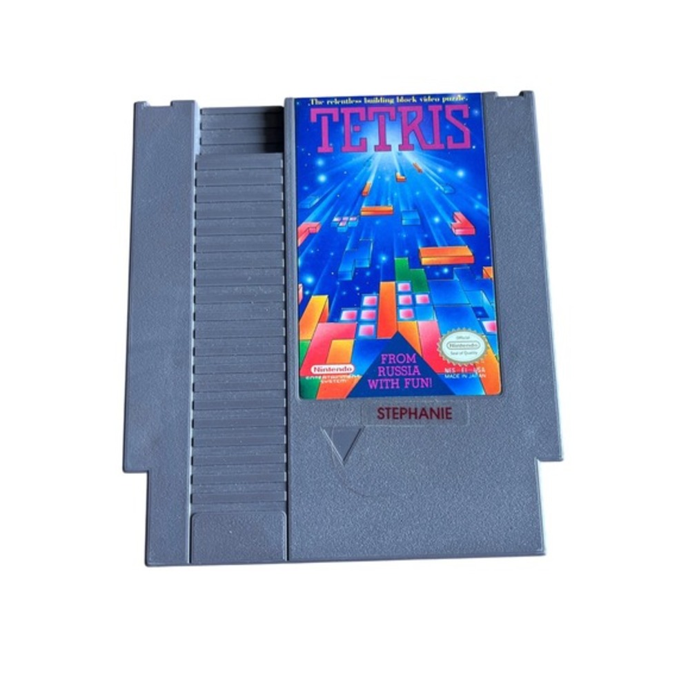 Tetris Nintendo NES Video Game Cartridge NES-EI-USA Authentic 1989 Untested